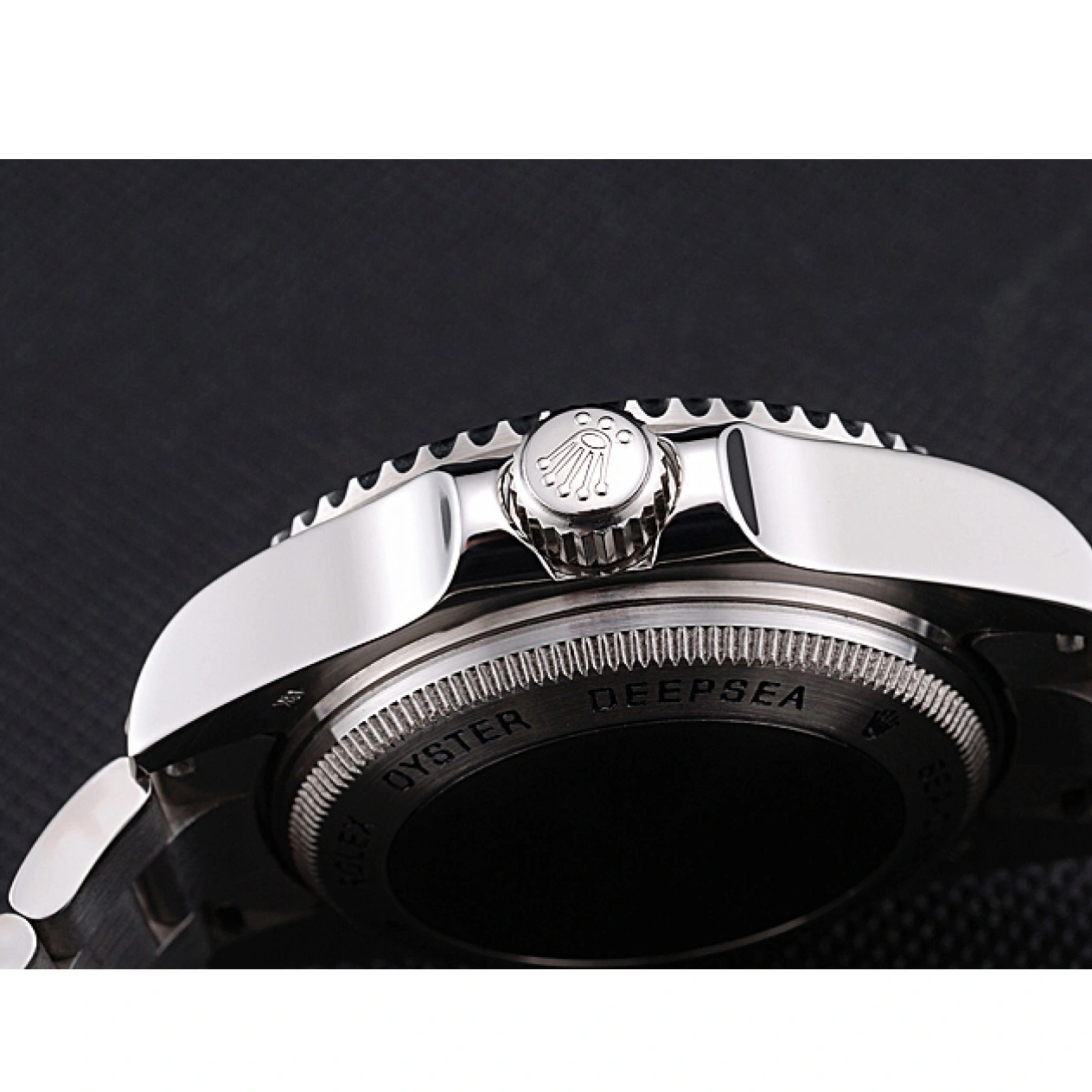 Rolex aaa copy Dweller Black Case Swiss 622847 Cameron Steel Bracelet Dial And James Deepsea Stainless 1029